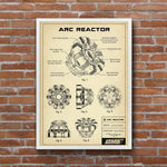Arc Reactor Vintage Poster