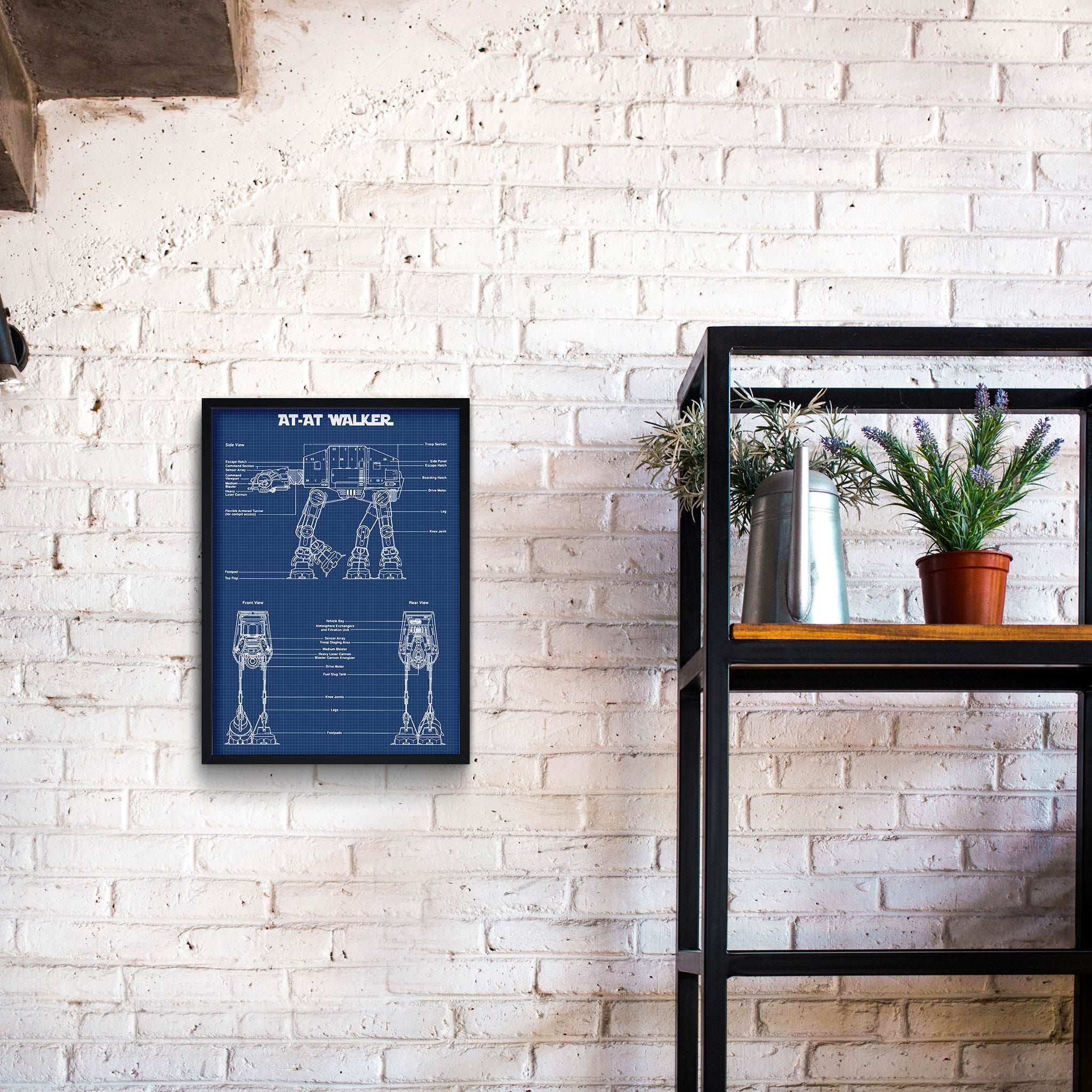AT-AT Walker Blueprint Poster