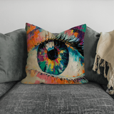 The Eye Çift Taraflı Kırlent Kılıfı 2 Adet