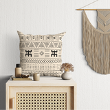 Light Aztec - Etnik Desenli Çift Taraflı Kırlent Kılıfı 2 Adet