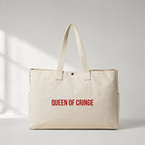 Queen Of Cringe Daily Tote Bag
