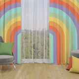 Rainbow / Gökkuşağı Desenli Fon Perde