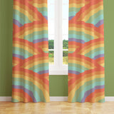 Rainbows / Colorful Patterned Background Curtain