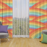 Rainbows / Colorful Patterned Background Curtain