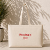 Reading Is Sexy Weekend Tote Bag