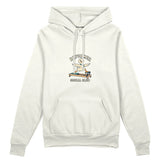 Reformer Social Club Oversize Hoodie – Beyaz – ön görünüm