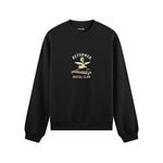 Reformer Social Club Oversize Sweatshirt – Siyah – ön görünüm