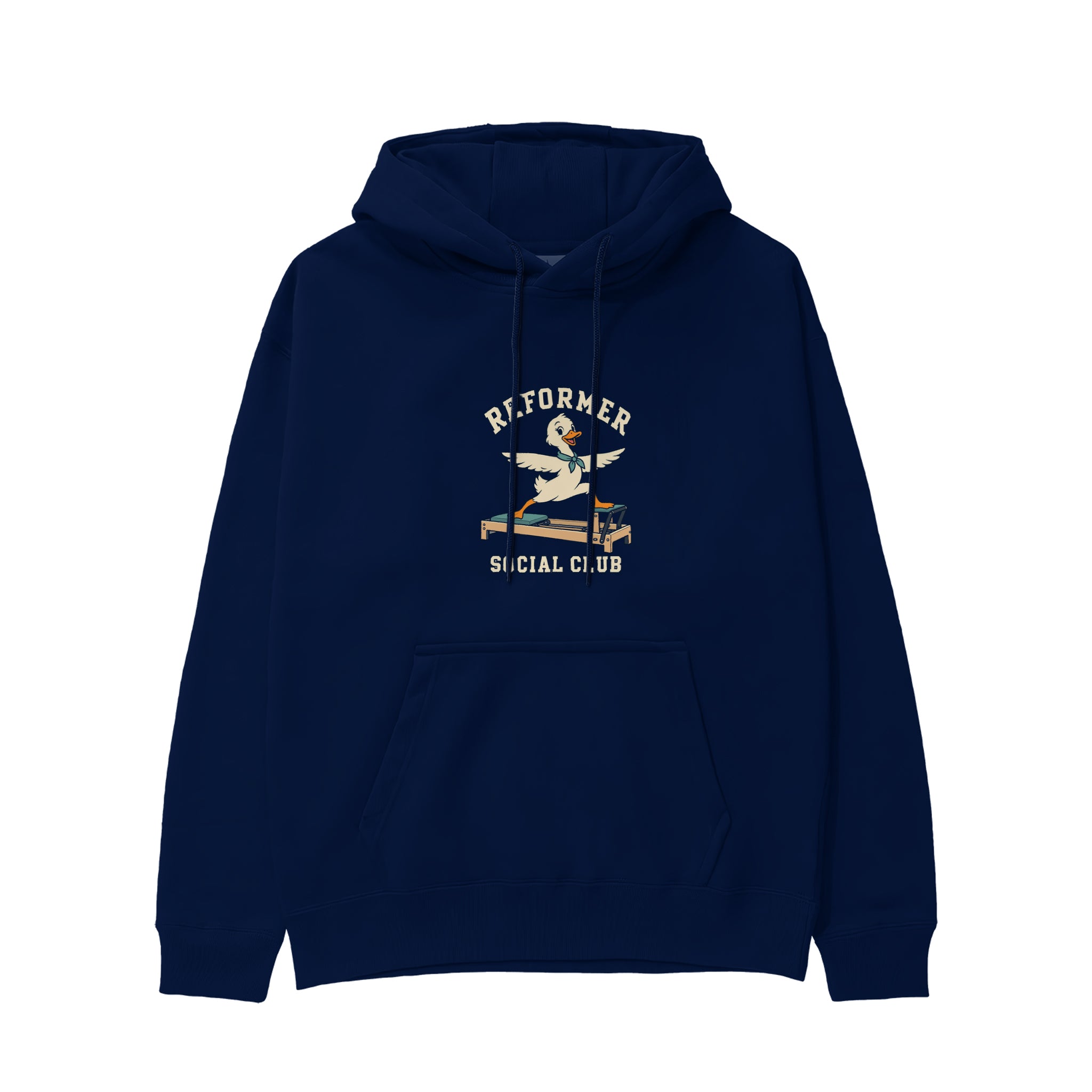 Reformer Social Club Hoodie – Lacivert – ön görünüm