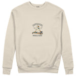 Reformer Social Club Sweatshirt – Bej – ön görünüm