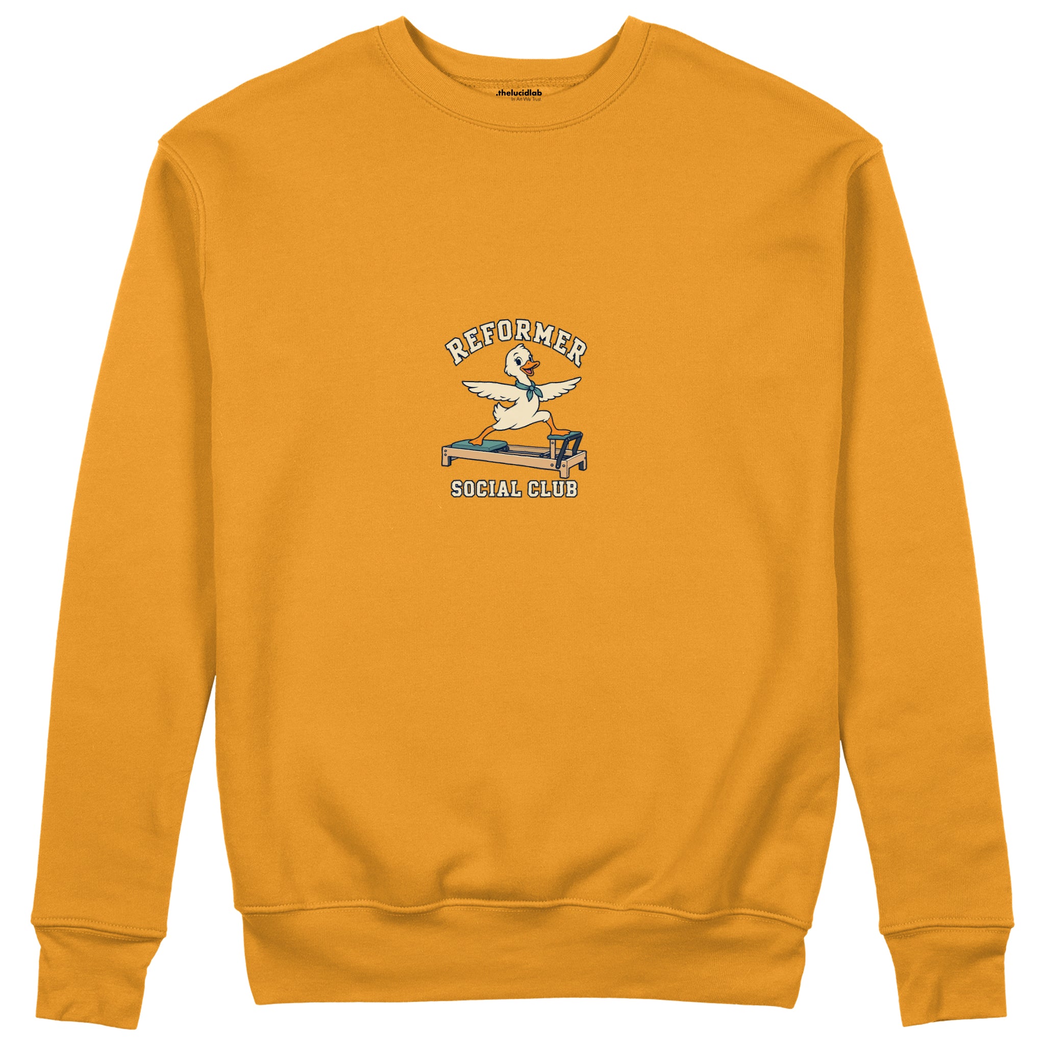 Reformer Social Club Sweatshirt – Turuncu – ön görünüm