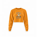 Reformer Social Club Crop Sweatshirt – Turuncu – ön görünüm
