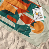 Cats - Retro Beach Towel