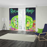Rick and Morty Portal Background Curtain
