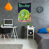 Rick and Morty Portal Duvar Örtüsü