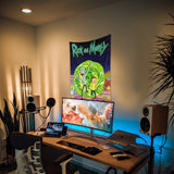 Rick and Morty Portal Duvar Örtüsü