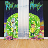 Rick and Morty Portal Background Curtain