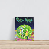 Rick and Morty Portal Kanvas Tablo