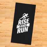 Rise And Run / Siyah Spor Havlusu