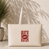 Ruby Lips Weekend Tote Bag