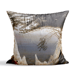 Chalk Cliffs on Rügen Çift Taraflı Kırlent Kılıfı 2 Adet