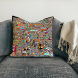 Reddit Place Double Sided Throw Pillow Cover 2 Pieces