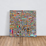 Reddit Place Canvas Painting