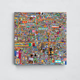 Reddit Place Canvas Painting