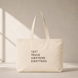 Sexy People Overthink Club Tote Bag