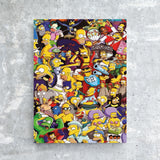 The Simpsons Canvas Painting