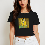 The Kiss Crop Tişört