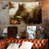 Steampunk City Wall Covering