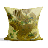 Sunflowers - Ayçiçekleri Çift Taraflı Kırlent Kılıfı 2 Adet