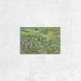 The meadow in the garden of Saint Paul Hospital Canvas Print