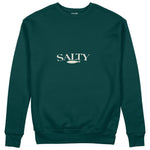 Salty Sweatshirt Koyu Yeşil Ön