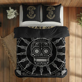 Mexican Skull Black/White Mandala & Sons of Anarchy Çift Taraflı Nevresim Takımı