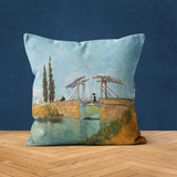 Arles'teki Langlois Köprüsü Çift Taraflı Kırlent Kılıfı 2 Adet