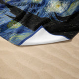 The Starry Night - Starry Night Beach Towel