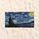 The Starry Night - Starry Night Beach Towel