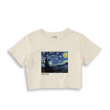 The Starry Night Crop Tişört