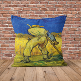 Tırpancı Çift Taraflı Kırlent Kılıfı 2 Adet