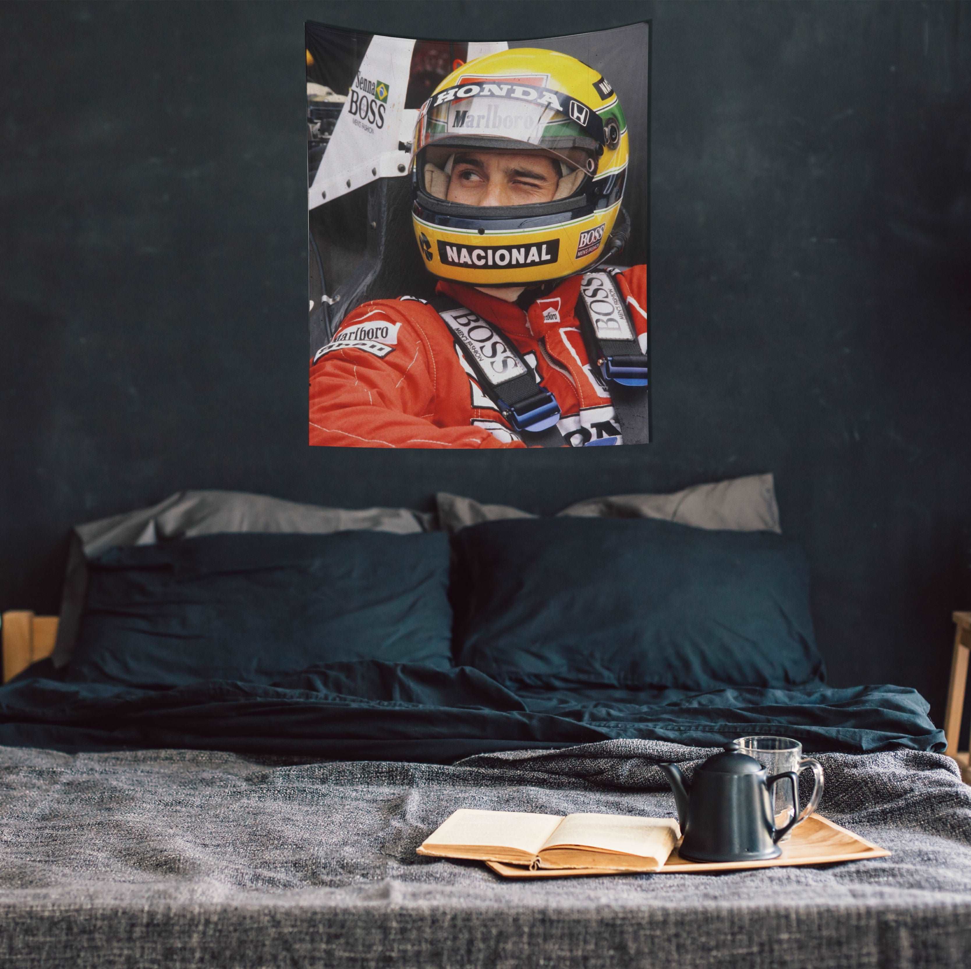 Ayrton Senna Duvar Örtüsü