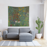 Farm Garden with Sunflowers Duvar Örtüsü