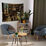 Interior of a Collector's Gallery of Paintings and Objets d'Art Duvar Örtüsü