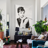 Audrey Hepburn Duvar Örtüsü