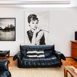 Audrey Hepburn Duvar Örtüsü