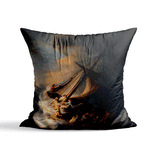 The Storm on the Sea of Galilee Çift Taraflı Kırlent Kılıfı 2 Adet