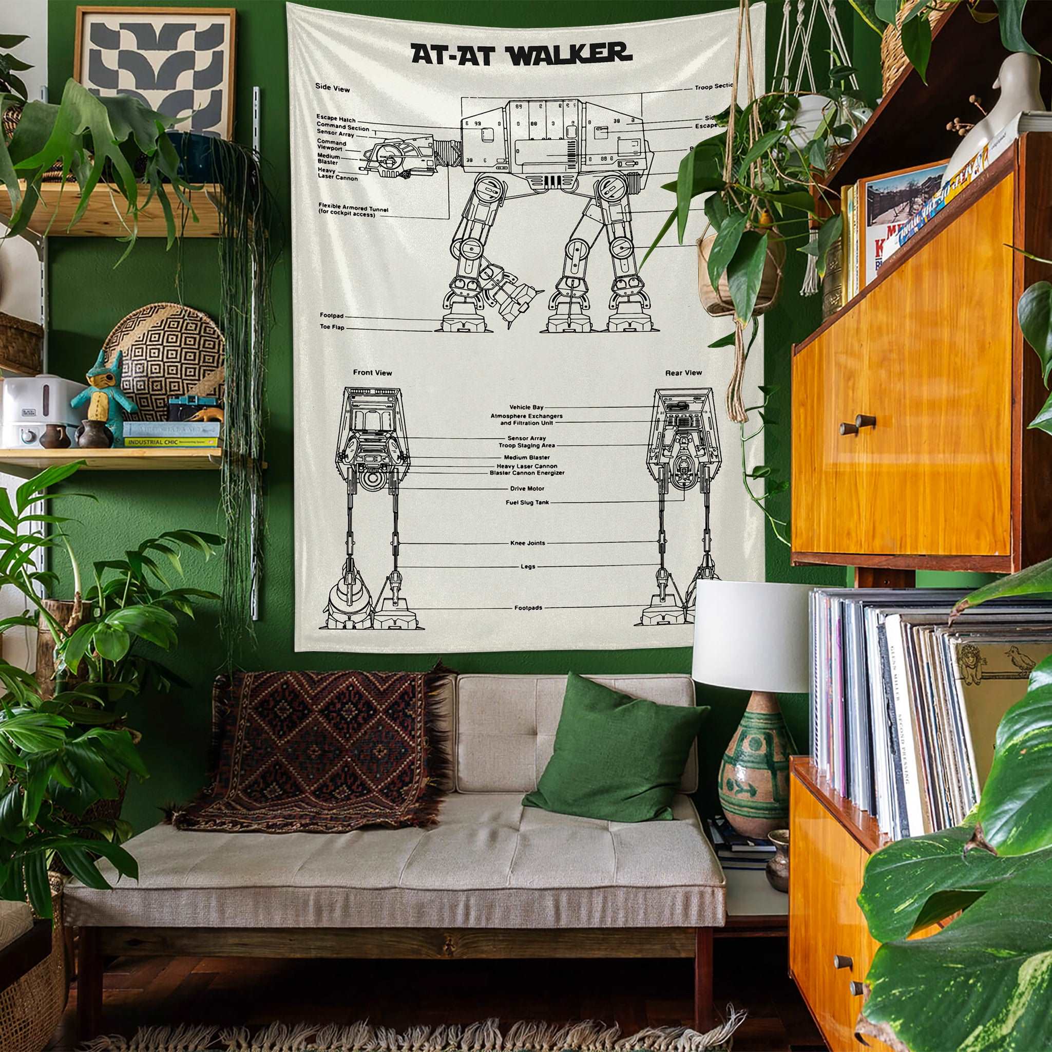 AT-AT Walker Ivory - Duvar Örtüsü