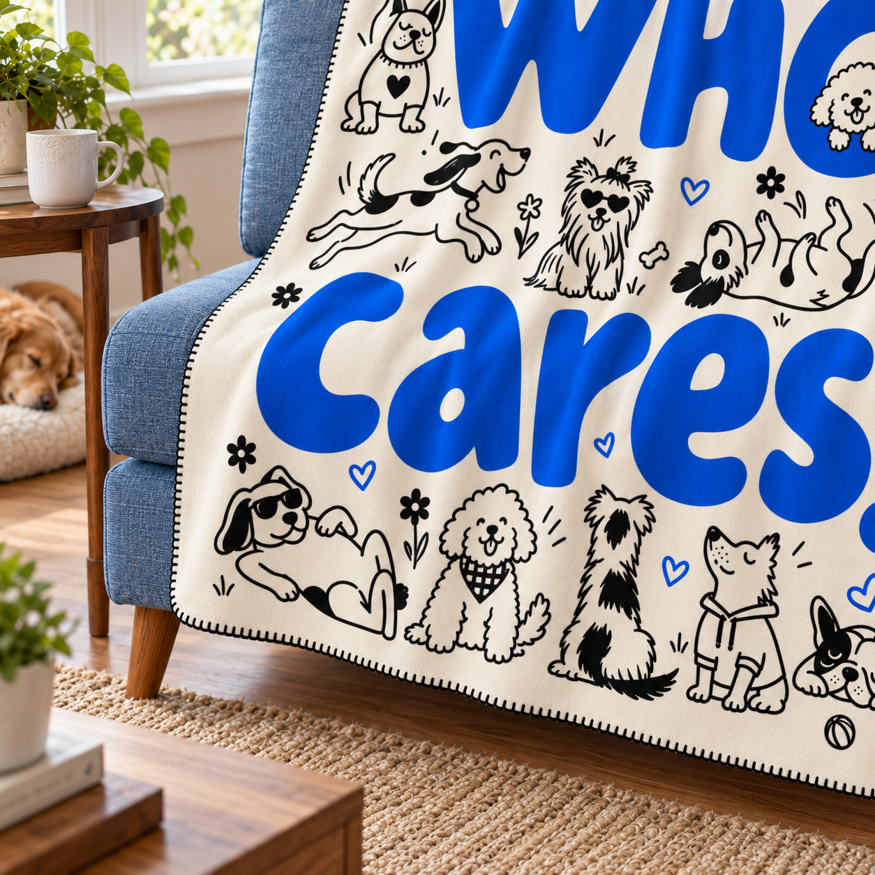 Who Cares Polar TV Battaniyesi — Dikiş yakın plan · Ekim 2026