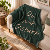 Do Not Disturb Green Polar Tv Battaniyesi — aynı ortamda çapraz görünüm