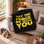 May The Force Be With You - Star Wars Polar Tv Battaniyesi — aynı ortamda çapraz görünüm